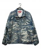 DIESELディーゼル）の古着「J-ALSTON総柄ジップジャケット」｜ブルー