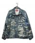 DIESEL（ディーゼル）の古着「J-ALSTON総柄ジップジャケット」｜ブルー
