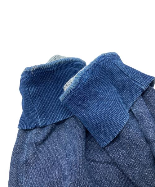 DIESEL（ディーゼル）DIESEL (ディーゼル) D-UM -RIB-NEプルオーバーパーカー インディゴ サイズ:XXLの古着・服飾アイテム