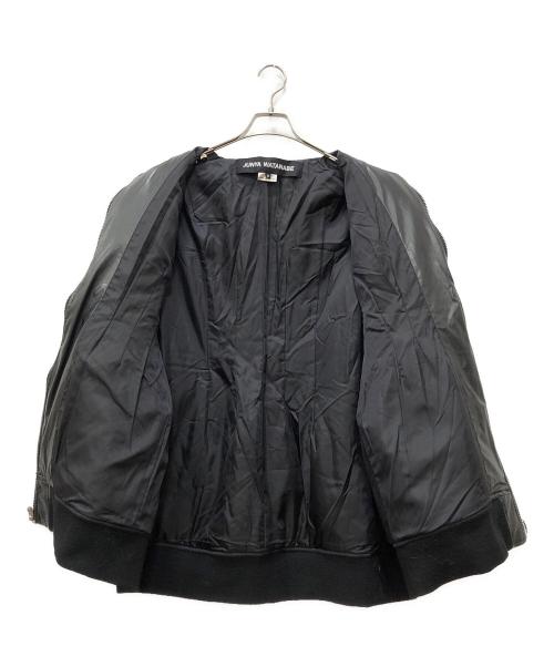 JUNYA WATANABE（ジュンヤワタナベ）JUNYA WATANABE (ジュンヤワタナベ) エコレザーボンバージャケット ブラック サイズ:Sの古着・服飾アイテム