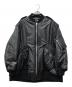 JUNYA WATANABE（ジュンヤワタナベ）の古着「エコレザーボンバージャケット」｜ブラック
