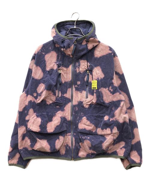 GRAMICCI（グラミチ）GRAMICCI (グラミチ) BRAIN DEAD (ブレインデッド) タイダイ染ジップパーカー パープル サイズ:Lの古着・服飾アイテム