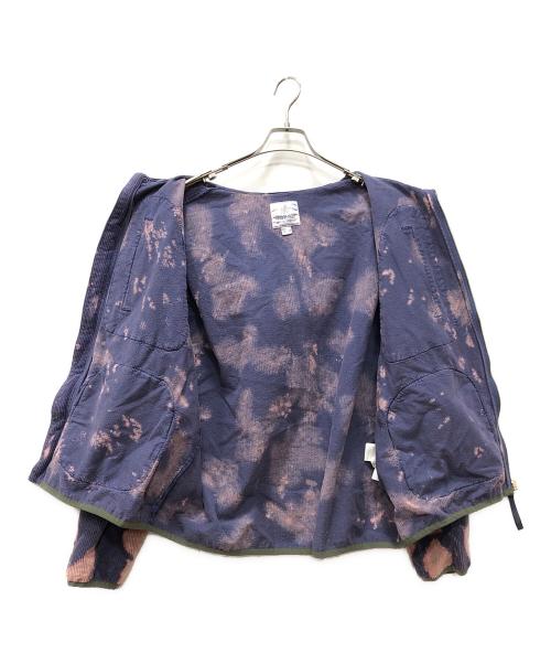 GRAMICCI（グラミチ）GRAMICCI (グラミチ) BRAIN DEAD (ブレインデッド) タイダイ染ジップパーカー パープル サイズ:Lの古着・服飾アイテム