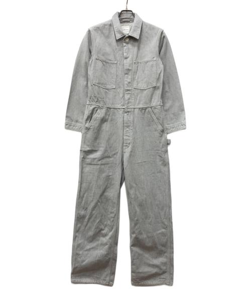 Toujours（トゥジュー）Toujours (トゥジュー) ウォッシュド デニムジャンプスーツ ブラック サイズ:1の古着・服飾アイテム