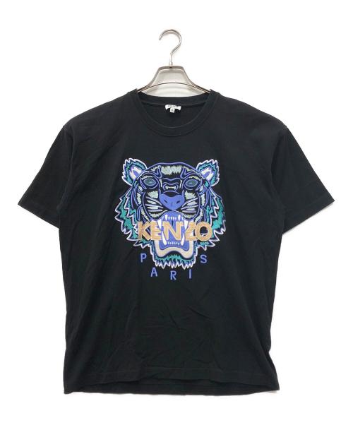 KENZO（ケンゾー）KENZO (ケンゾー) ACTUA TIGER TEE ブラック サイズ:XLの古着・服飾アイテム