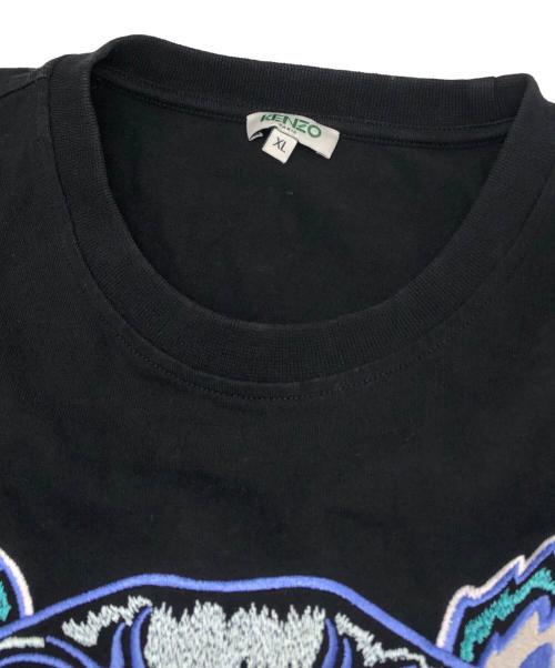 KENZO（ケンゾー）KENZO (ケンゾー) ACTUA TIGER TEE ブラック サイズ:XLの古着・服飾アイテム