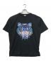 KENZO（ケンゾー）の古着「ACTUA TIGER TEE」｜ブラック