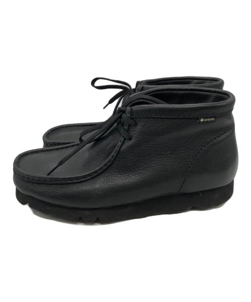CLARKS（クラークス）CLARKS (クラークス) レザーワラビーブーツ ブラック サイズ:26.5cmの古着・服飾アイテム