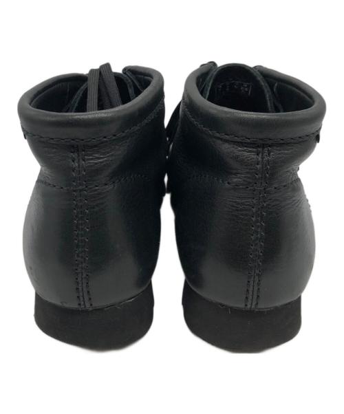 CLARKS（クラークス）CLARKS (クラークス) レザーワラビーブーツ ブラック サイズ:26.5cmの古着・服飾アイテム