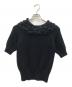 CHANEL (シャネル) 半袖ボンボンカシミヤニット ブラック サイズ:38：35000円