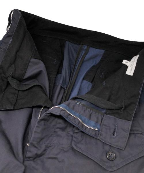 Engineered Garments（エンジニアド ガーメンツ）Engineered Garments (エンジニアド ガーメンツ) パッチワークハーフパンツ ネイビー サイズ:Sの古着・服飾アイテム