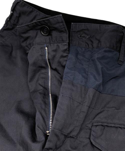 Engineered Garments（エンジニアド ガーメンツ）Engineered Garments (エンジニアド ガーメンツ) パッチワークハーフパンツ ネイビー サイズ:Sの古着・服飾アイテム
