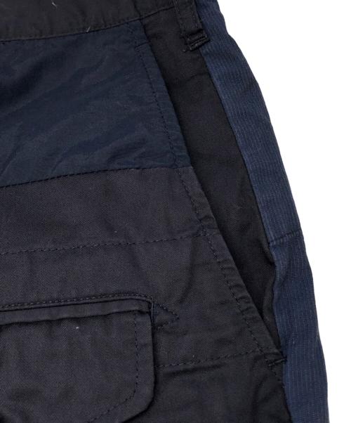 Engineered Garments（エンジニアド ガーメンツ）Engineered Garments (エンジニアド ガーメンツ) パッチワークハーフパンツ ネイビー サイズ:Sの古着・服飾アイテム