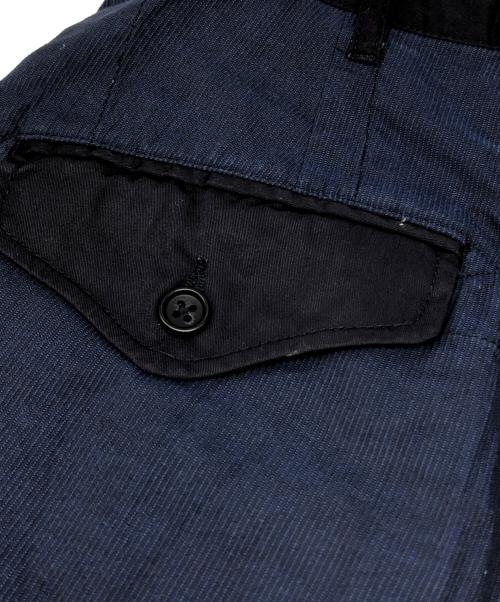 Engineered Garments（エンジニアド ガーメンツ）Engineered Garments (エンジニアド ガーメンツ) パッチワークハーフパンツ ネイビー サイズ:Sの古着・服飾アイテム