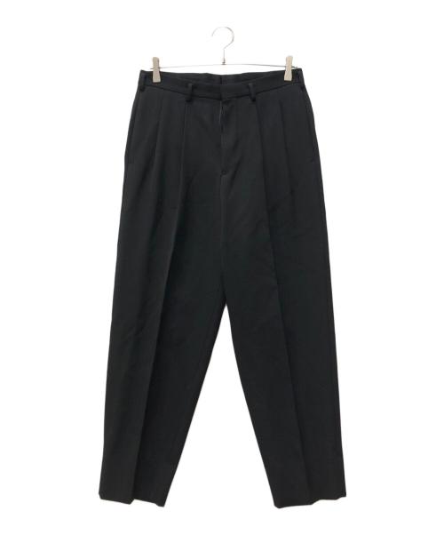HEUGN（ユーゲン）HEUGN (ユーゲン) ウールソリッド2Pテーパードパンツ ブラック サイズ:2の古着・服飾アイテム