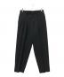 HEUGN（ユーゲン）の古着「ウールソリッド2Pテーパードパンツ」｜ブラック