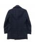 BURBERRY BLACK LABEL (バーバリーブラックレーベル) チェックPコート ネイビー サイズ:M：12000円