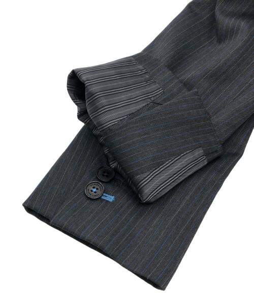 BURBERRY BLACK LABEL（バーバリーブラックレーベル）BURBERRY BLACK LABEL (バーバリーブラックレーベル) ピンストライプセットアップスーツ グレー サイズ:36Rの古着・服飾アイテム