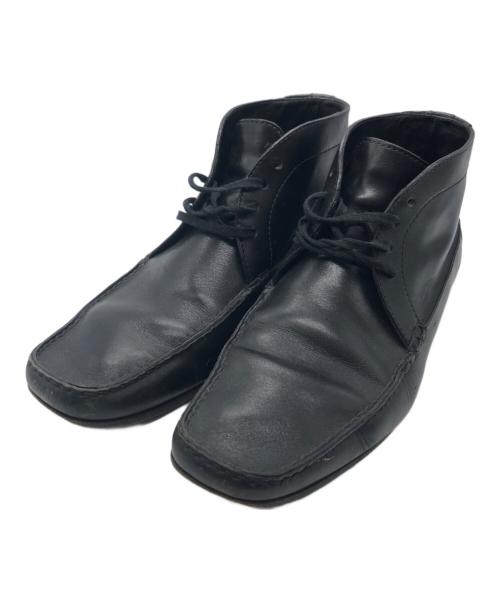 LOUIS VUITTON（ルイ ヴィトン）LOUIS VUITTON (ルイ ヴィトン) チャッカーブーツ ブラック サイズ:25cmの古着・服飾アイテム