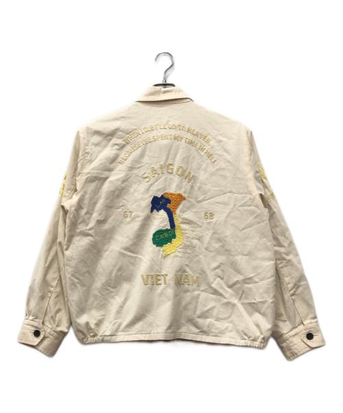 waiper（ワイパー）WAIPER (ワイパー) SOUVENIR VIETNAM JACKET アイボリー サイズ:Mの古着・服飾アイテム