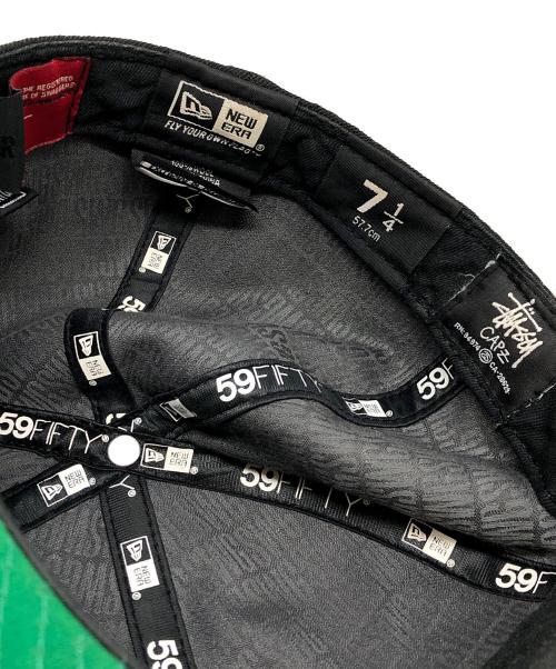 stussy（ステューシー）stussy (ステューシー) New Era (ニューエラ) SWAGGER (スワッガー) コラボベースボールキャップ ブラック サイズ:7 1/4の古着・服飾アイテム