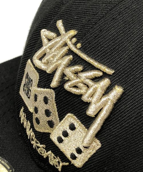 stussy（ステューシー）stussy (ステューシー) New Era (ニューエラ) SWAGGER (スワッガー) コラボベースボールキャップ ブラック サイズ:7 1/4の古着・服飾アイテム