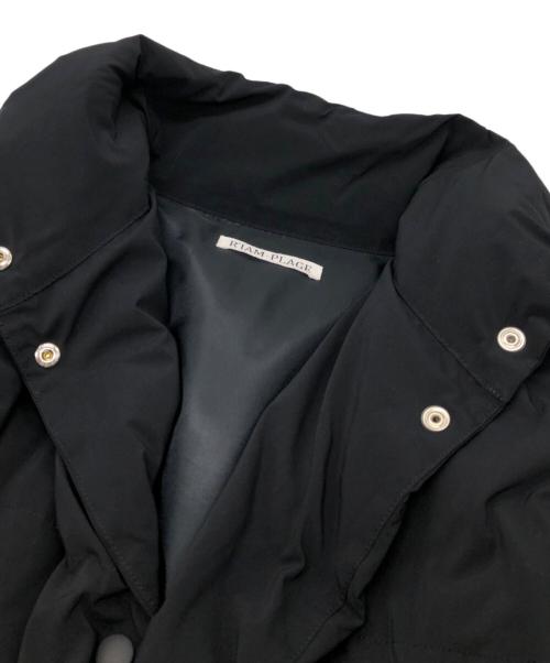 R'IAM-Plage（リアムプラージュ）R'IAM-Plage (リアムプラージュ) マフラー付サイドジップダウンコート ブラック サイズ:Mの古着・服飾アイテム