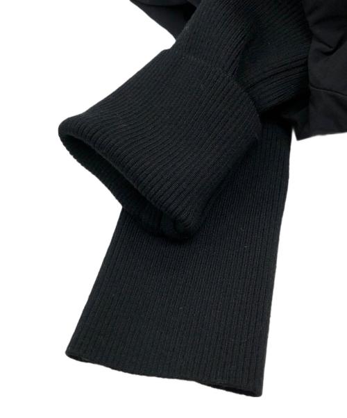 R'IAM-Plage（リアムプラージュ）R'IAM-Plage (リアムプラージュ) マフラー付サイドジップダウンコート ブラック サイズ:Mの古着・服飾アイテム