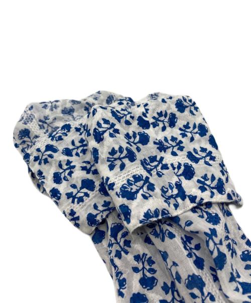 ne quittez pas（ヌキテパ）ne quittez pas (ヌキテパ) COTTON JQD COMBI DRESS ブルー サイズ:Mの古着・服飾アイテム