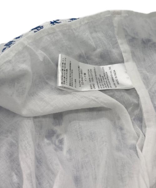 ne quittez pas（ヌキテパ）ne quittez pas (ヌキテパ) COTTON JQD COMBI DRESS ブルー サイズ:Mの古着・服飾アイテム