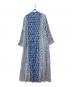 ne quittez pas (ヌキテパ) COTTON JQD COMBI DRESS ブルー サイズ:M：14000円