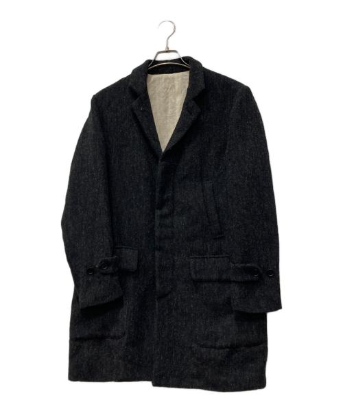 Vlas Blomme（ヴラスブラム）Vlas Blomme (ヴラスブラム) リネンコート ブラック サイズ:1の古着・服飾アイテム