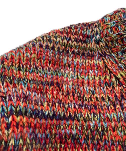 CABAN（キャバン）CABaN (キャバン) ウールカシミヤモヘヤMIX クルーネックプルオーバー オレンジ サイズ:FREEの古着・服飾アイテム