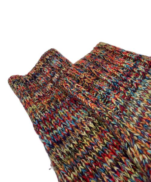 CABAN（キャバン）CABaN (キャバン) ウールカシミヤモヘヤMIX クルーネックプルオーバー オレンジ サイズ:FREEの古着・服飾アイテム