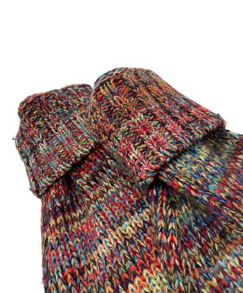 CABAN（キャバン）CABaN (キャバン) ウールカシミヤモヘヤMIX クルーネックプルオーバー オレンジ サイズ:FREEの古着・服飾アイテム