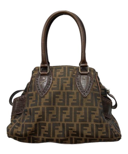 FENDI（フェンディ）FENDI (フェンディ) ハンドバッグ ブラウンの古着・服飾アイテム