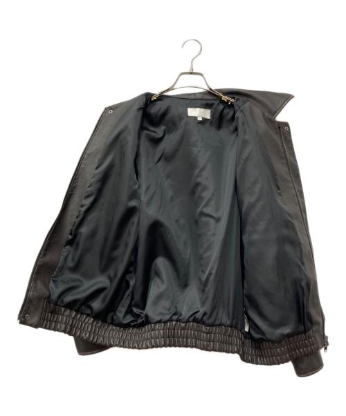 moussy（マウジー）moussy (マウジー) フェイクレザージャケット ブラウン サイズ:FREEの古着・服飾アイテム