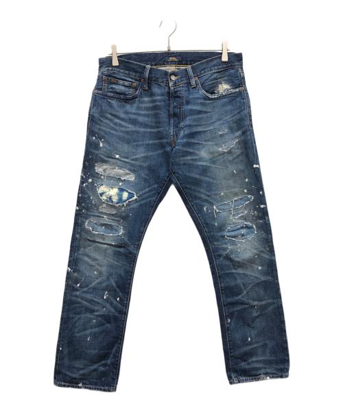 POLO RALPH LAUREN（ポロ・ラルフローレン）POLO RALPH LAUREN (ポロ・ラルフローレン) Varick Slim Straight Jean インディゴ サイズ:32の古着・服飾アイテム