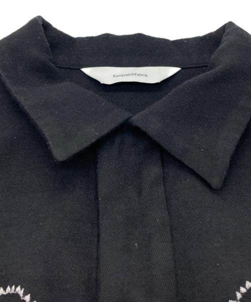 SASQUATCHfabrix.（サスクワッチファブリックス）SASQUATCHfabrix. (サスクワッチファブリックス) ウエスタンシャツ ブラック サイズ:Lの古着・服飾アイテム