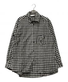 ANCELLM（アンセルム）の古着「C/R CHECK OVER SHIRT」｜ブラック