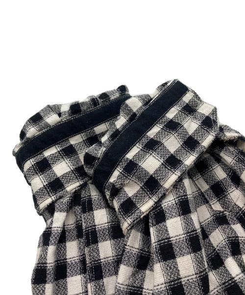 ANCELLM（アンセルム）ANCELLM (アンセルム) C/R CHECK OVER SHIRT ブラック サイズ:2の古着・服飾アイテム