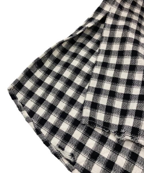ANCELLM（アンセルム）ANCELLM (アンセルム) C/R CHECK OVER SHIRT ブラック サイズ:2の古着・服飾アイテム