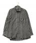ANCELLM（アンセルム）の古着「C/R CHECK OVER SHIRT」｜ブラック