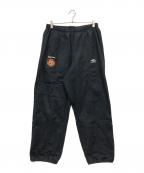 SUPREME×UMBROシュプリーム×アンブロ）の古着「Cotton Ripstop Track Pant」｜ブラック