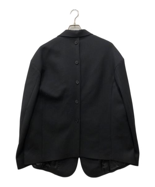 H&M（エイチアンドエム）H&M (エイチアンドエム) rokh (ロク) ボタンディテールウールブレザー ブラック サイズ:下記参照の古着・服飾アイテム