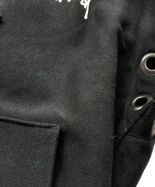 stussy（ステューシー）stussy (ステューシー) eYe COMME des GARCONS JUNYAWATANABE MAN (アイ コム デ ギャルソン ジュンヤ ワタナベ マン) Sweat Parker Custmized ブラック サイズ:Mの古着・服飾アイテム