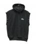 stussy（ステューシー）の古着「Sweat Parker Custmized」｜ブラック