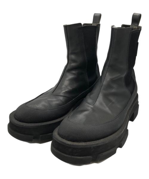 both（ボース）both (ボース) GAO PLATFORM CHELSEA boots ブラック サイズ:41の古着・服飾アイテム