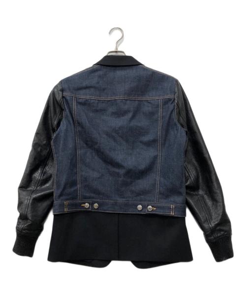 DSQUARED2（ディースクエアード）DSQUARED2 (ディースクエアード) 切替ジャケット インディゴ サイズ:46の古着・服飾アイテム