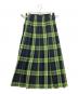 O'NEIL OF DUBLIN (オニールオブダブリン) チェック柄ラップスカート カーキ サイズ:10：10000円